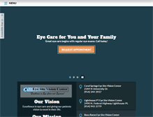 Tablet Screenshot of eyesitevision.com